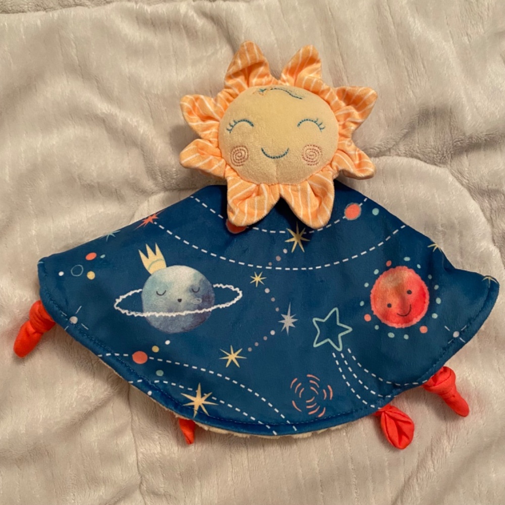 Mary Meyer Sun Space Planets Plush Baby Security Blanket Lovey
